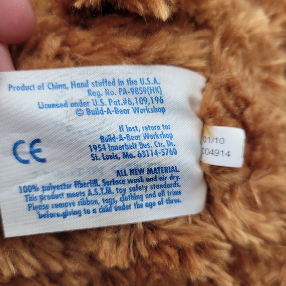 BAB BUILD-A-BEAR | Champ III Bear stuffie stuffed toy 16" - Picture 5 of 5